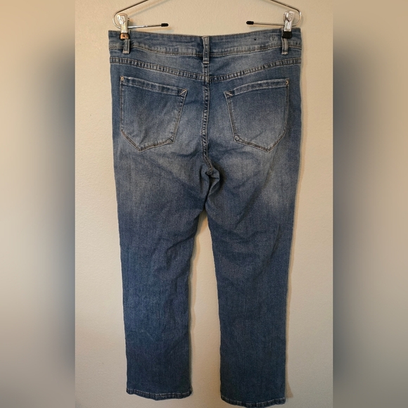 Kensie Straight Leg Jeans Size 8/29 - Picture 2 of 6